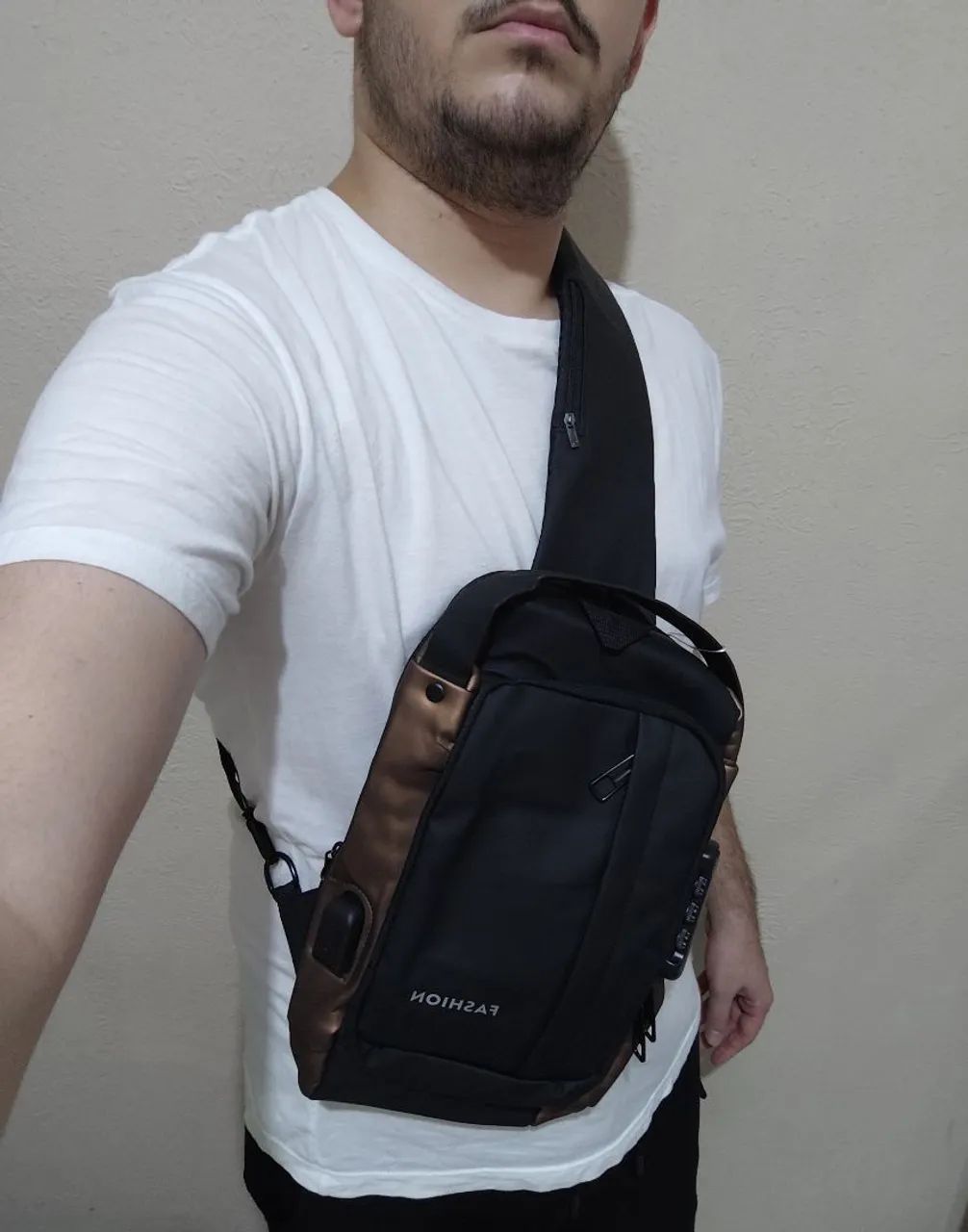 Bolsa impermeável masculina