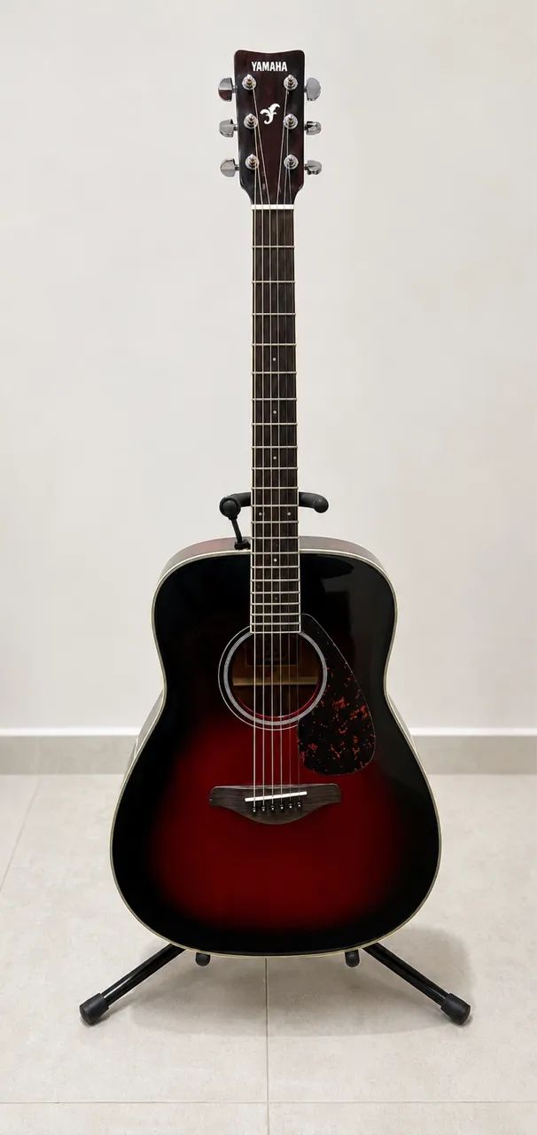 ギター YAMAHA FG720S Violão Yamaha FG720S DSR + Capa Original | Impecável
