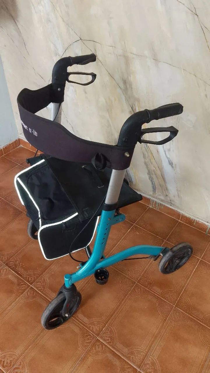 Andador Para Idoso com Rodas e Assento - Foto 2