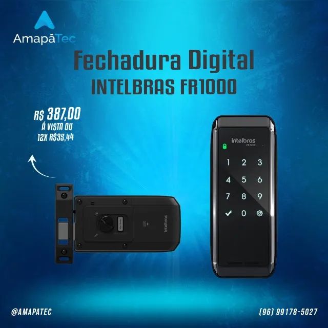 Fechadura Digital Intelbras FR1000