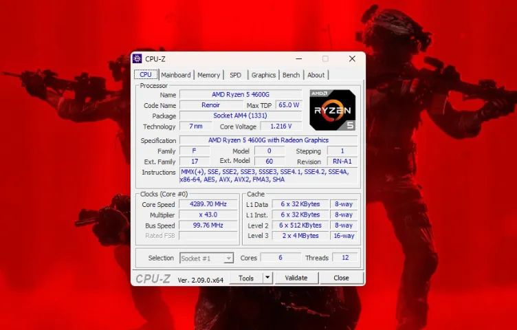 RYZEN 5 4600G - OPORTUNIDADE - Foto 2
