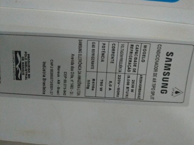 Ar-con 9000 Btu Inverter Samsung (com defeito) - Foto 2