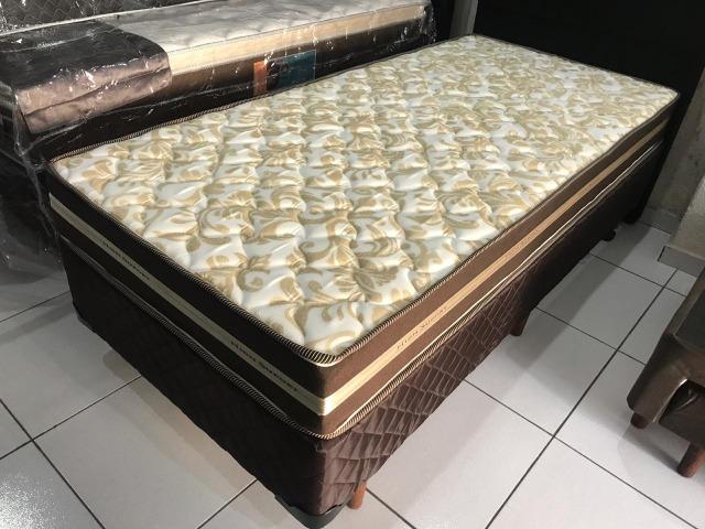 Cama box Solteiro Espuma D-45 Hellen - Peça Nova! - Foto 4