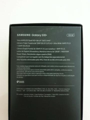 Samsung Galaxy S10+ PLUS 128GB - Novo - Lacrado - Anatel - Desbloqueado - Entregamos - Foto 3