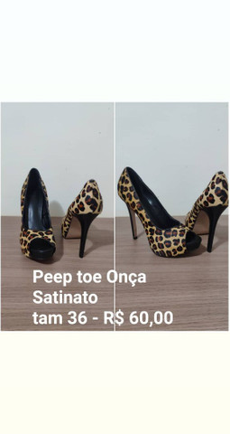 peep toe satinato