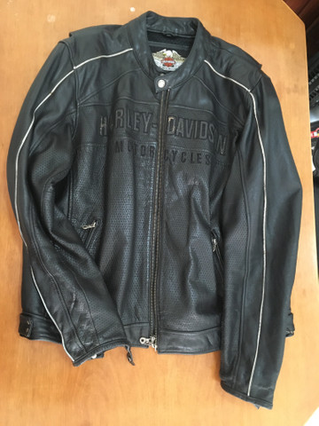 jaqueta de couro harley davidson original