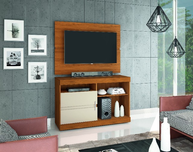 Conjunto Rack + Painel Viena = Entrega + Montagem Grátis !