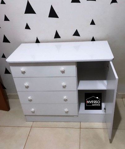 Cômoda infantil nova montagem grátis  - Foto 2