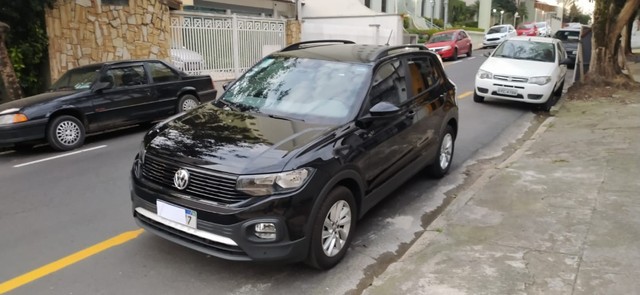 VOLKSWAGEN T-CROSS 1.0 200TSI AUTOMÁTICA PRETA 2020