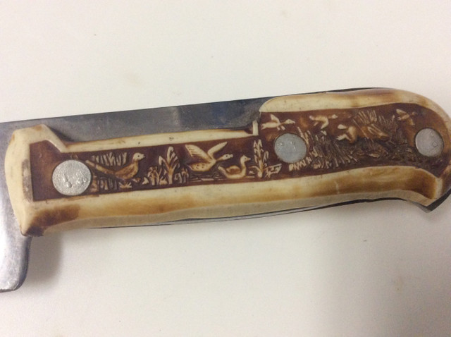 Faca Tramontina antiga pesca - Foto 5