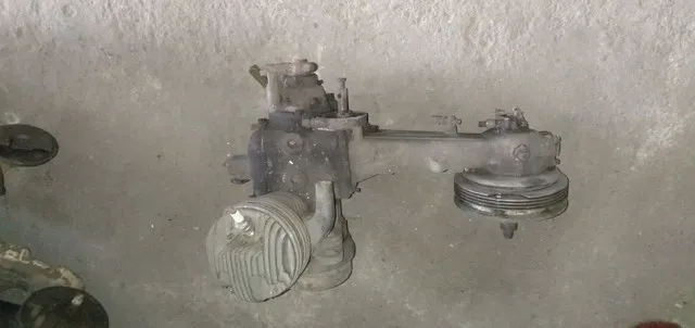MOTOR lambreta STANDER RARIDADE ANO 1957 COMPLETO- CARBURADOR