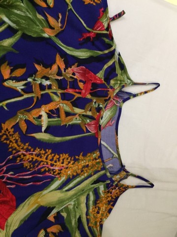 Vestido de verão novo estampado