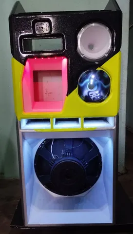 Caixa Bob Esponja Moldurada Top Para Sub/woofer – Valerio Som