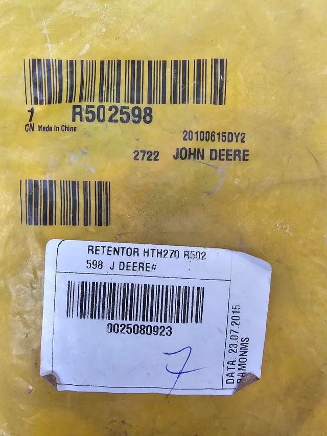 John deere junta tampa de válvulas nova original r502598 - Foto 2