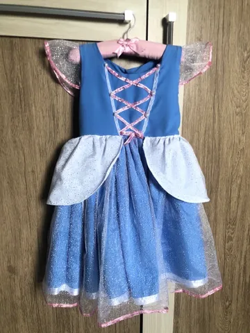 Vestido Fantasia Cinderela, Roupa Infantil para Menina Yamp! Usado  87823557