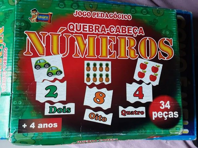 Jogo Quebra Cabeça Números (Uriarte)