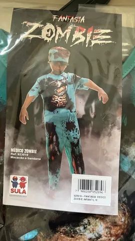 Fantasia Halloween médico zumbi  - Foto 3