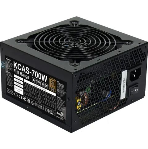 Fonte Gamer ATX Aerocool KCAS 700W 80 Plus Full Range APFC 00894 - Foto 2