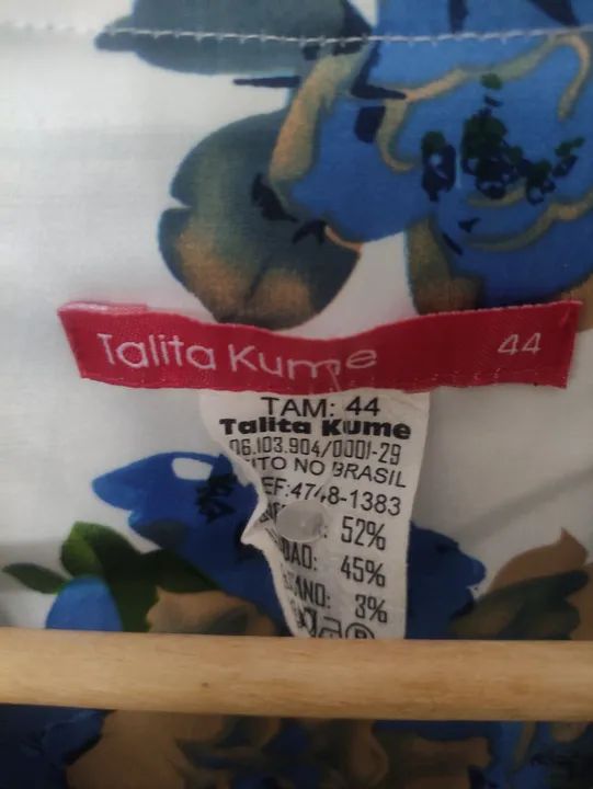 Talita kume vestido transpassado 44 - Foto 5