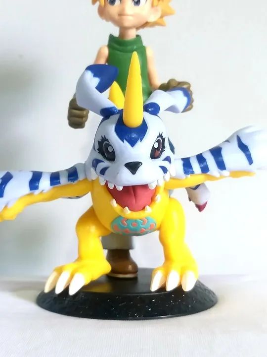 Action Figure Met e Gabumon - Coleção Digimon Adventure - Foto 4