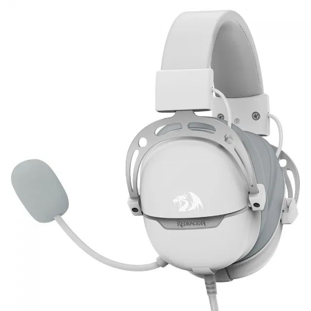 Headset Gamer Redragon Aurora USB Surround 7.1 Branco H376WG - WZetta - Foto 3