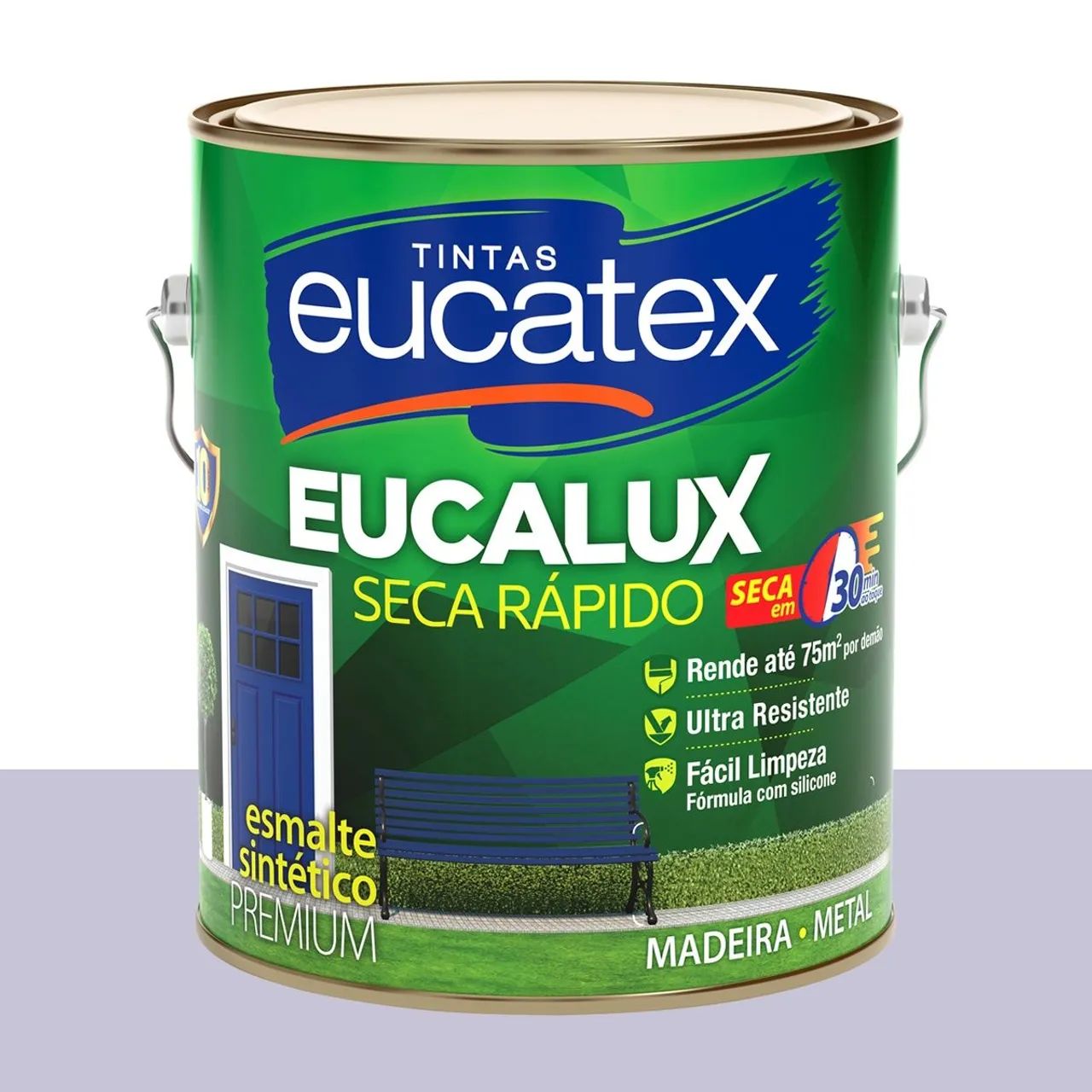 Tinta Esmalte Sintético Bril. Eucatex Pétala Lilás 3,2 L