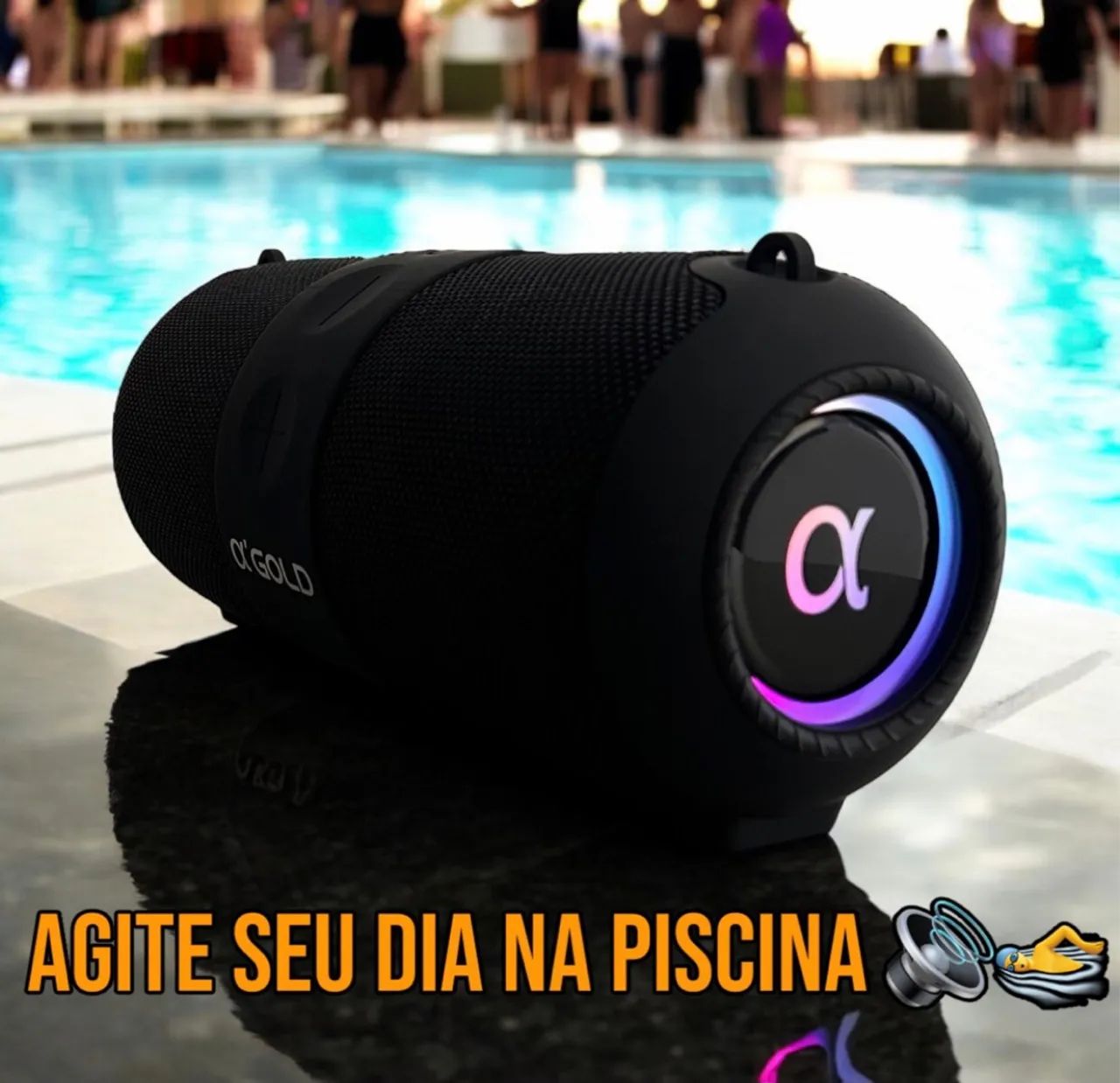 Caixa de Som Bluetooth Portátil 30W - A'Gold - Foto 4