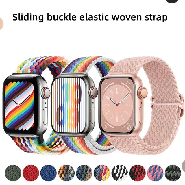 Pulseira Smartwatch de Silicone ou Nylon 38mm a 49mm - Foto 5
