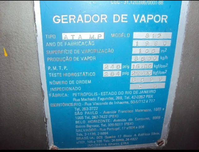 Caldeira ATA MP 812