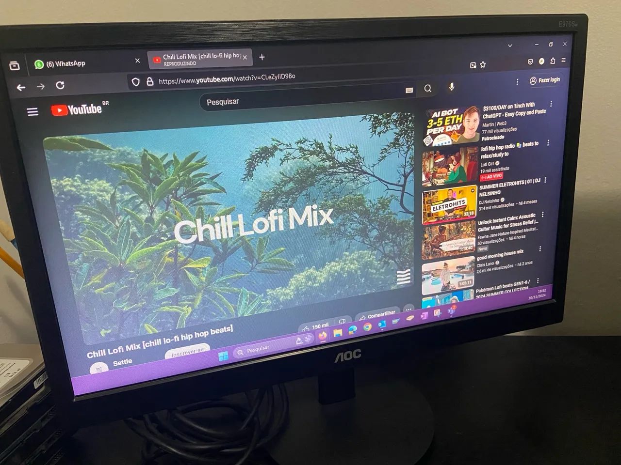 Monitor 18.5? AOC E970SWHNL HDMI/VGA