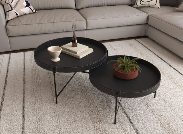 Conjunto de Mesas Decorativo! Frete e Montagem Grátis. - Foto 2