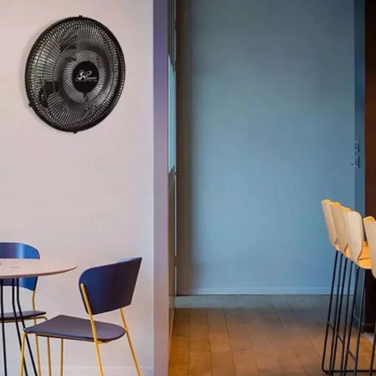 Ventilador de Parede Venti Delta Premium 50CM Bivolt 170 Watts 4 Pás Preto - Foto 2