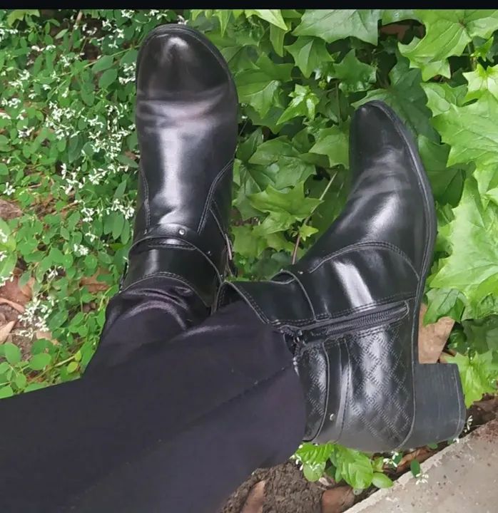 Bota de couro Felina - Foto 3