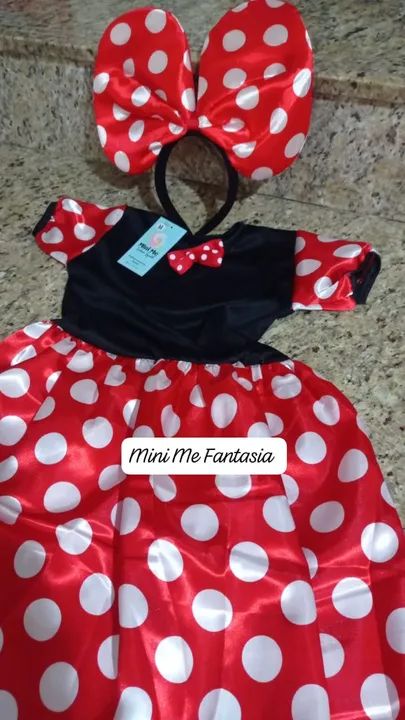 Fantasia Minnie Mouse para Meninas - Foto 4
