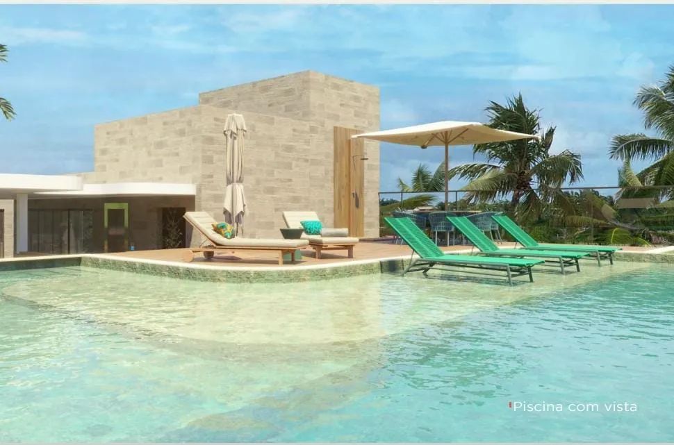 vista mar,Flat tem 20 metros quadrados com 1 quarto em Centro - Tamandaré - PE - Foto 6