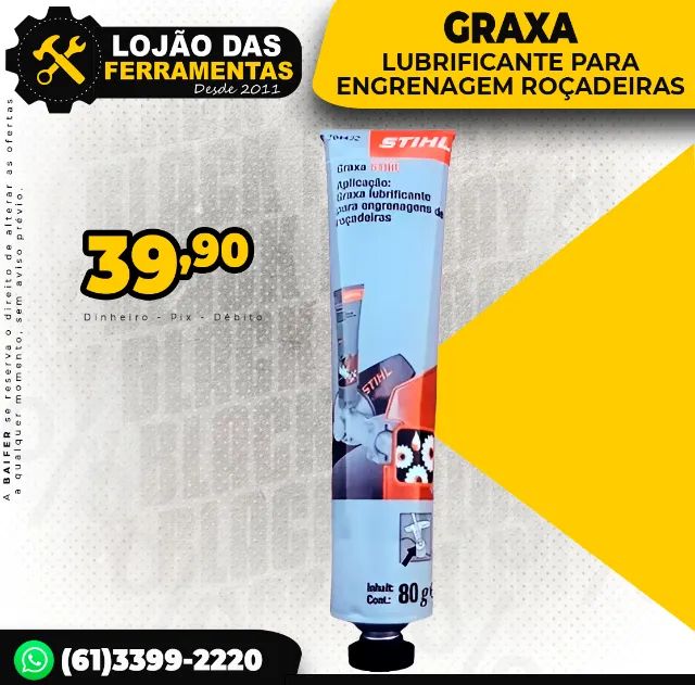 Graxa Lubrificante Para Engrenagens de Roçadeiras Stihl