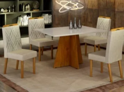 mesa de jantar 4 lugares olgarismo Nova
