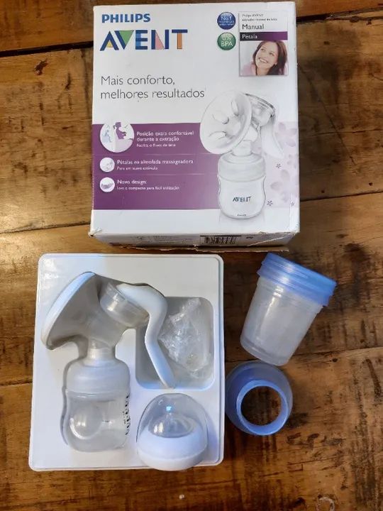 Extratora/Bomba manual de tirar leite - Avent - Foto 4