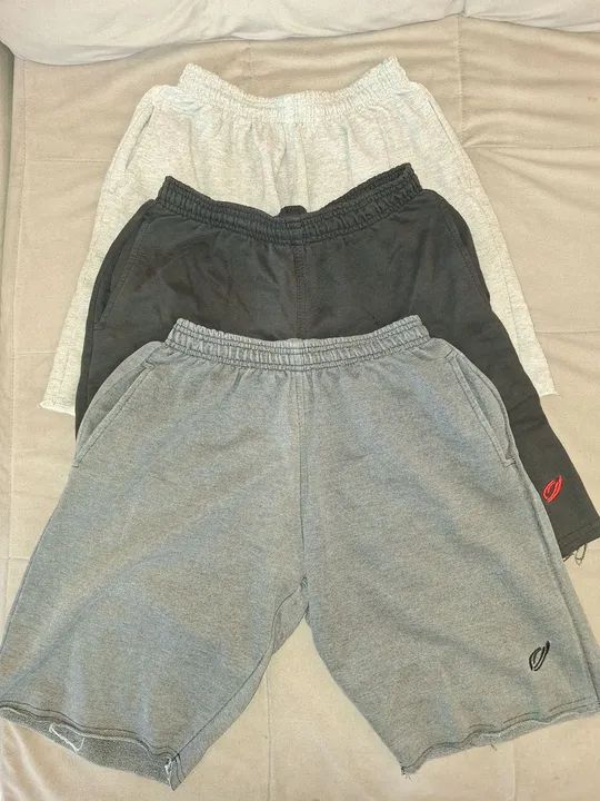 3 bermudas moletom Paduska tam. 16