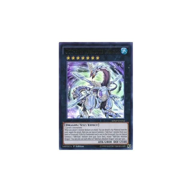 Yugioh!!! Odd-eyes Absolute Dragon Sdmp-pt042 Ultra Rare