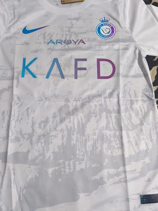 Camiseta Al Nassr Nike Branca - Nova - Foto 2