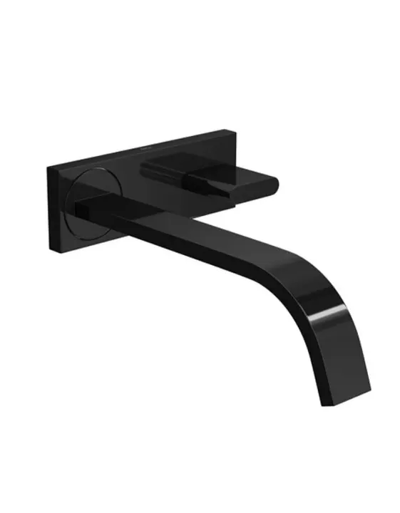 Torneira Chapa Black Noir Deca Lavatorio Parede Polo 1179.BL33.NO