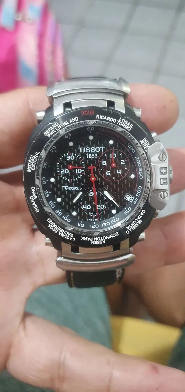 Relogio tissot moto GP edi o especial 2008 Acess rios Jardim