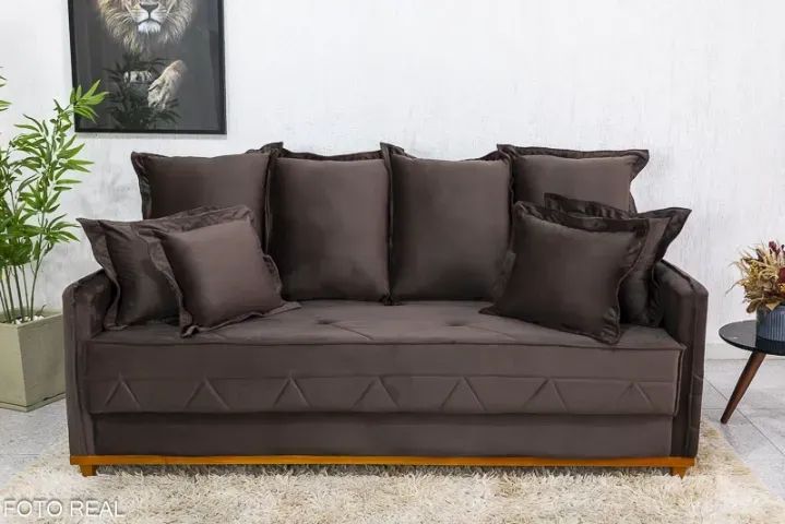 Sofá Living Vican 2,00m    1    Molas Bonnel   Pronta Entrega! - Foto 5