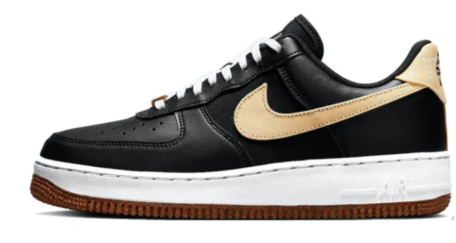 Tênis Nike Air Force 1 07 Lv8 black Phantom Preto/branco