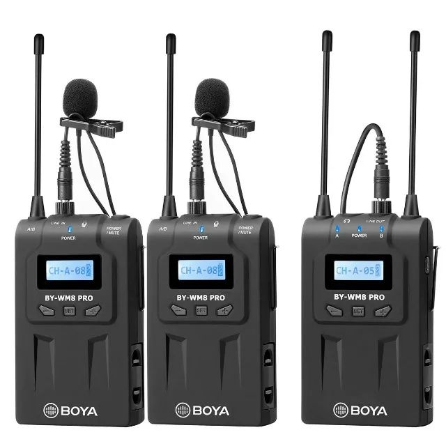 Microfone condensador lapela BOYA K2 - Foto 2