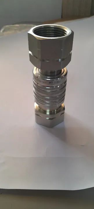 Engate Rápido Hidráulico Agrícola 1 Polegada Completo