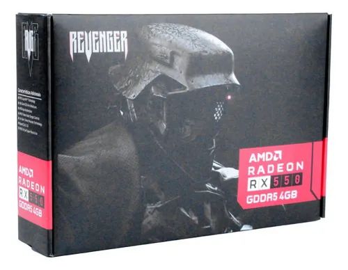 Placa De Vídeo Gamer Amd Radeon Rx550 Gddr5 4g Dvi Hdmi Dp - Foto 5