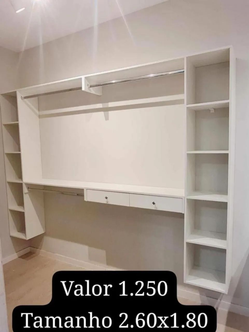 closet  para quarto ou loja a pronta entrega em mdf - Foto 2