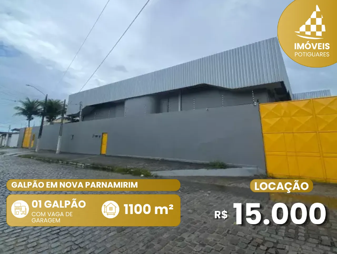 Excelente Galpão para aluguel em Nova Parnamirim!